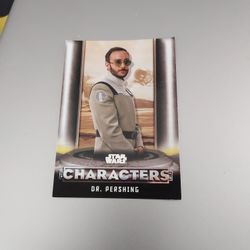 Star Wars Character Dr.Pershing Card