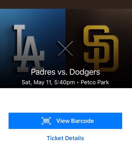 Padres vs. Dodgers