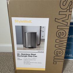 50inch Stainless Step Trash Can*Brand New*