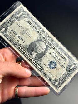 Nice 🙌 !! Rare 1957 B Series One Dollar Silver Certificate note !!