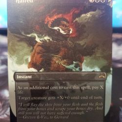 Magic The Gathering Custom Proxy Hatred (Beserk)