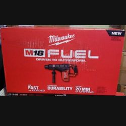 Milwaukee M18 Fuel Rotary Hammer Sds New In Box