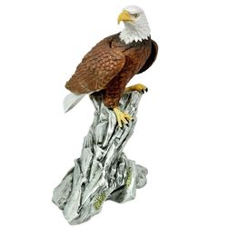 Vintage Eagles Club Crystal Cathedral Ministries Bald Eagle Figurine Porcelain