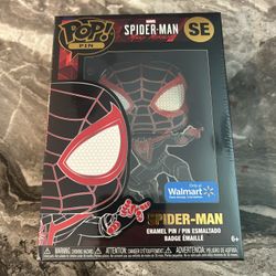 new sealed miles morales spider man funko pop pin