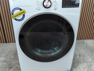 LG 7.4 Cu. Ft. Smart Electric Dryer with TurboSteam and Sensor Dry Technology in White (DLEX4000W-D-9917)