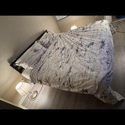 King Bed And Bed frame 