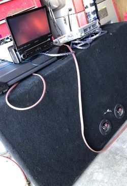 Ken wood radio touch screen dual amp 2 12s