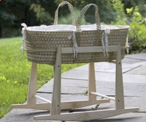 Pre-loved Baby Moses Basket & Rocker! 