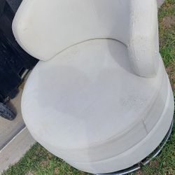 White Rotating Chair  
