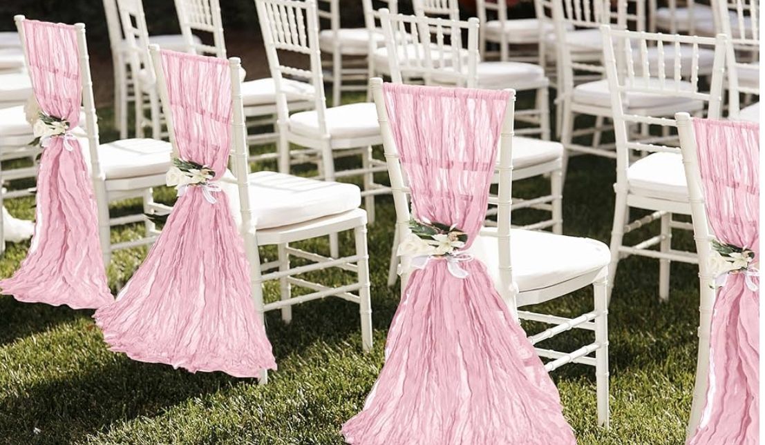 💥NEW 50pc Chair Cover/Table Runner (Retail $50)