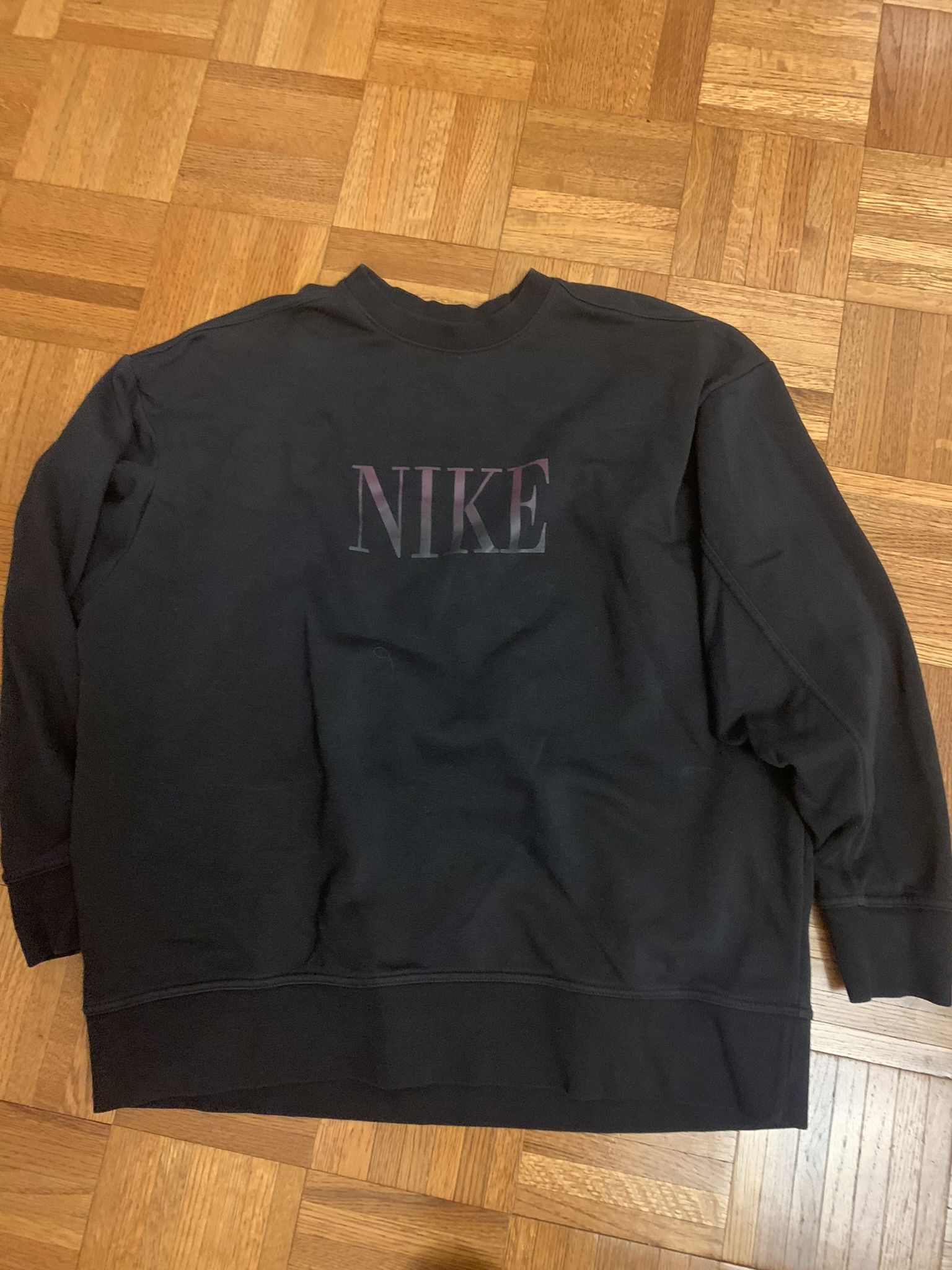 Womens Black Large Nike Sweatshirt