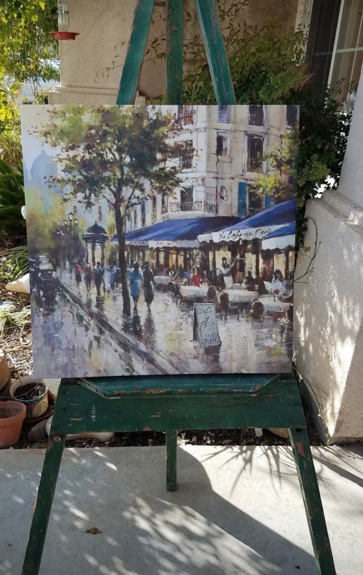Paris canvas print painting