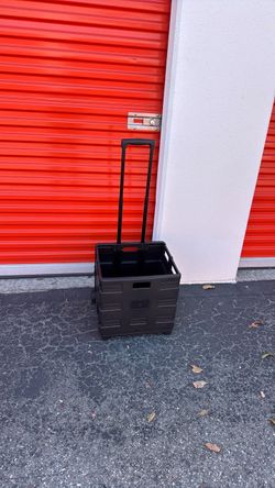 Plastic/Poly Mobile Utility Cart with Dual Wheel