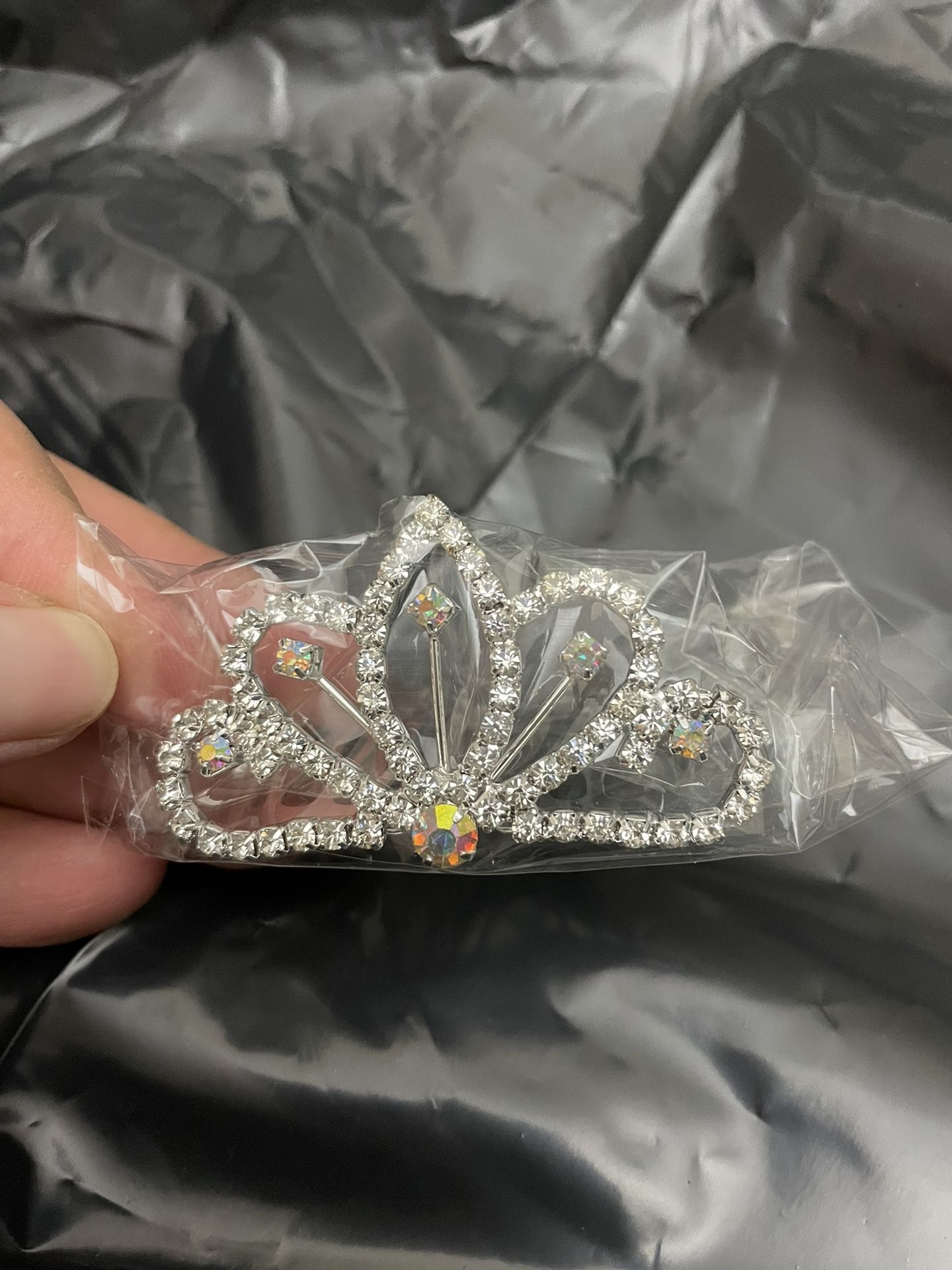 Rhinestone Tiarra Comb