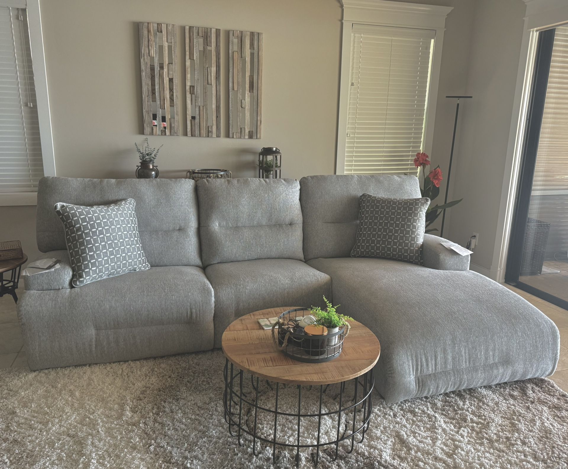 BRAND NEW. NEVER USED Sectional. Just Delivered From Ashley Furniture!