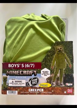 Minecraft Movie Creeper Costume Size Small Bous