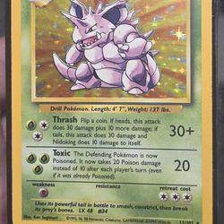 Nidoking #11 (Pokemon Base Set)