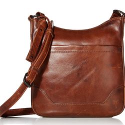 Frye Women's Melissa Swing Pack Crossbody Bag Handbag Zip, Adjustable Strap, Pockets