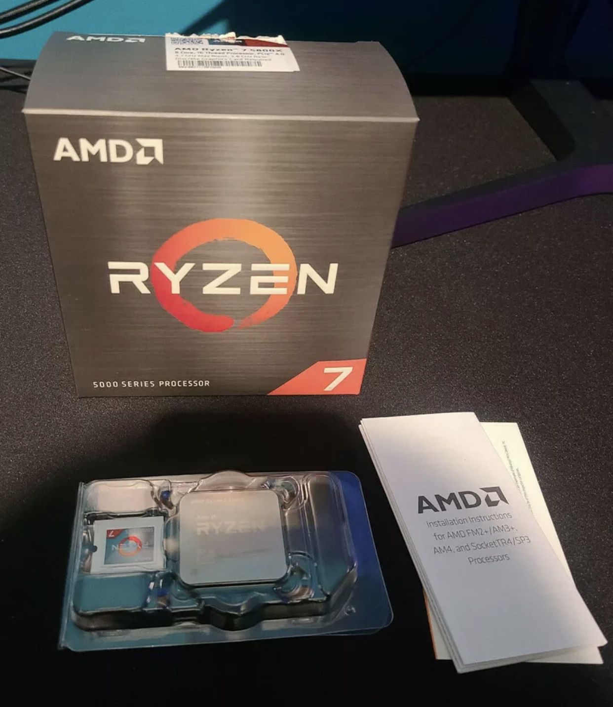 AMD Ryzen 7 5800X Desktop Processor (4.7GHz, 8 Cores, Socket AM4) 