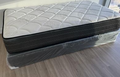 New Twin Size Bed Frame With Mattress