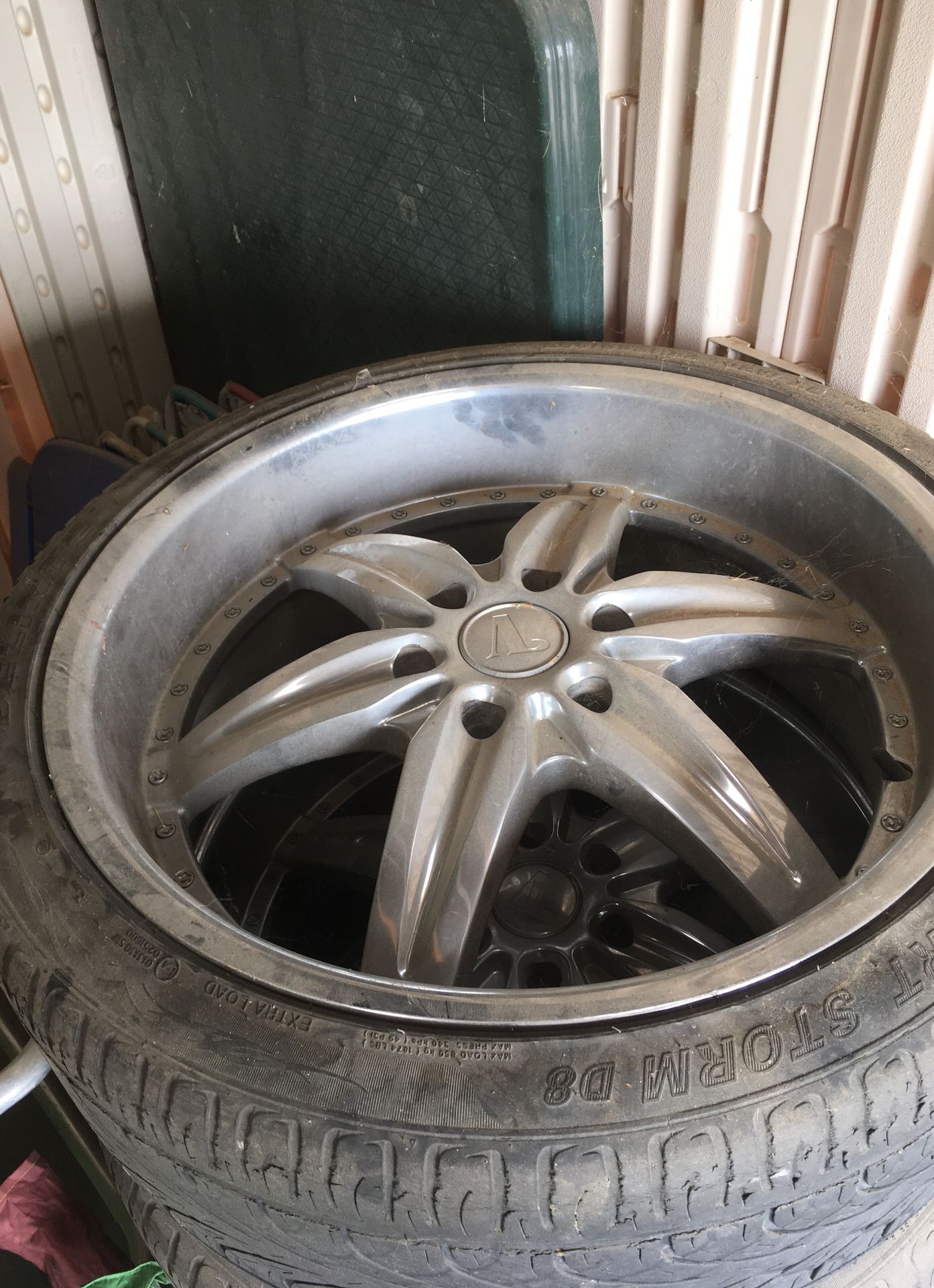 22” rims and tires
