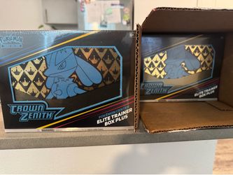 Pokémon Center Crown Zenith ETB x4