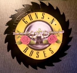 Guns N Roses Decorative Saw Blade
