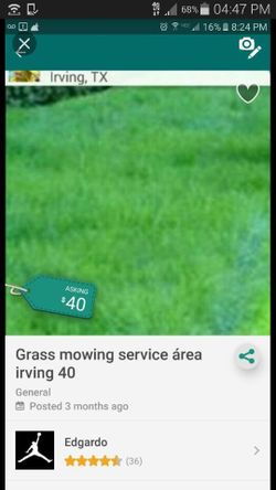 $120 Atrás Y Frente De Tu Casa Cut Grass Moving Service back & Front