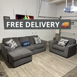 Sectional Couch Sofa Set - FREE DELIVERY 🚚 