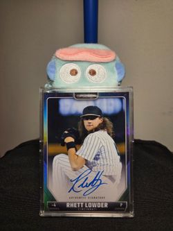 Rhett Lowder Autographed Baseball Card