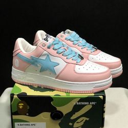 Bape Sta Low-Top Fashion Sneakers