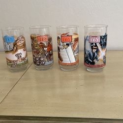 Vintage 1983 Star Wars Return Of The Jedi Burger King Set Of 4 Never Used