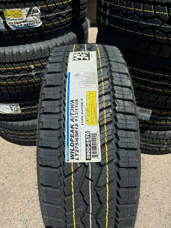 LT 275 65 18 AT3W New Tires