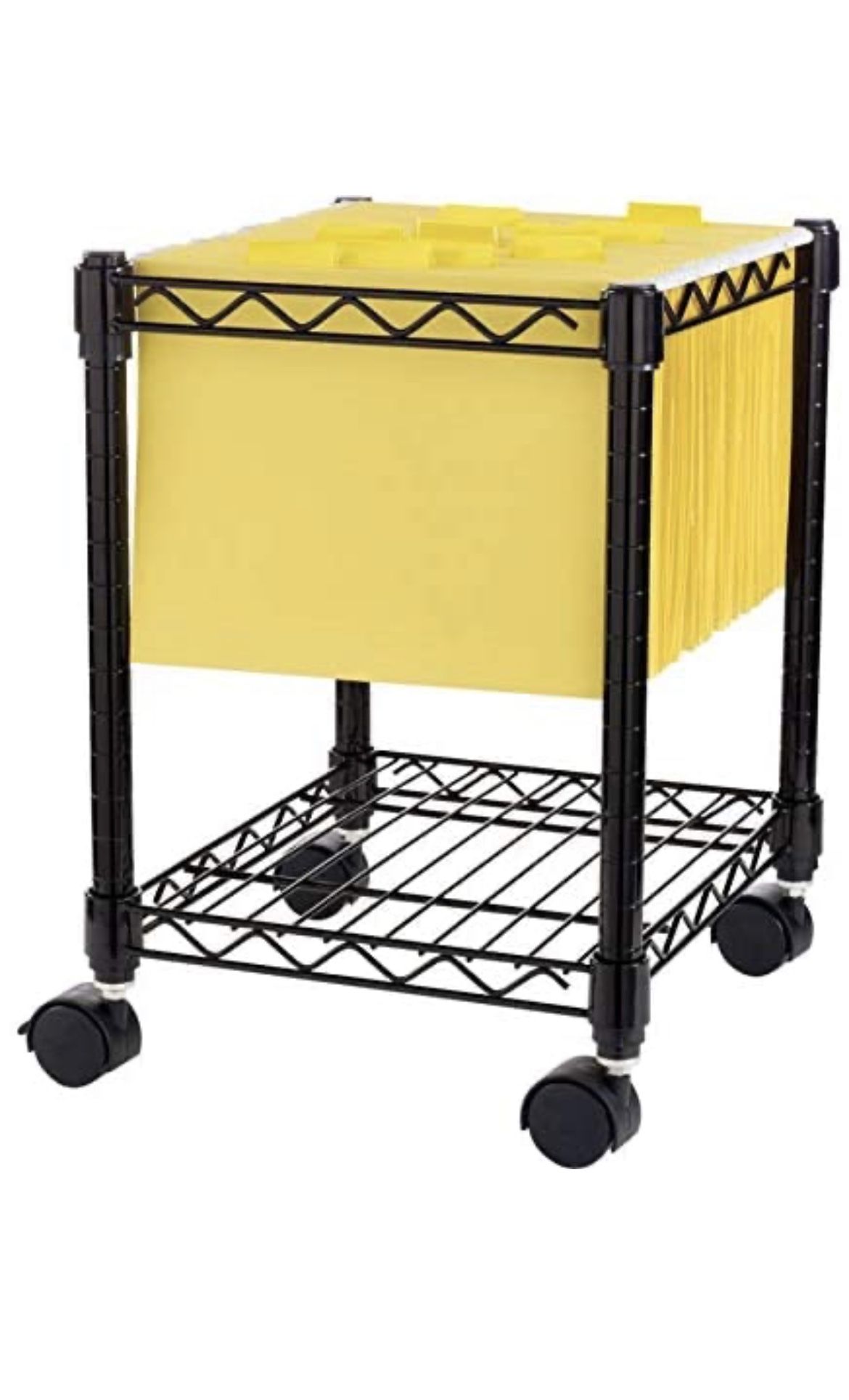 Rolling File Cart Black Brand New in Box