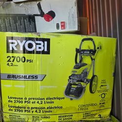 Ryobi 2700 PSI 1.1 GPM Brushless Electric Pressure Washer