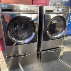 🍂SET WASHER AND DRYER KENMORE PEDESTALS🍂✔️SIDE BY SIDE✔️🆓️FREE DELIVERY🆓️