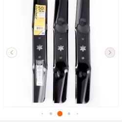 Cub Cadet Original Equipment High Lift Blade Set for Select 50 in. Riding Lawn Mowers