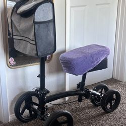 Knee Scooter With Front Bag