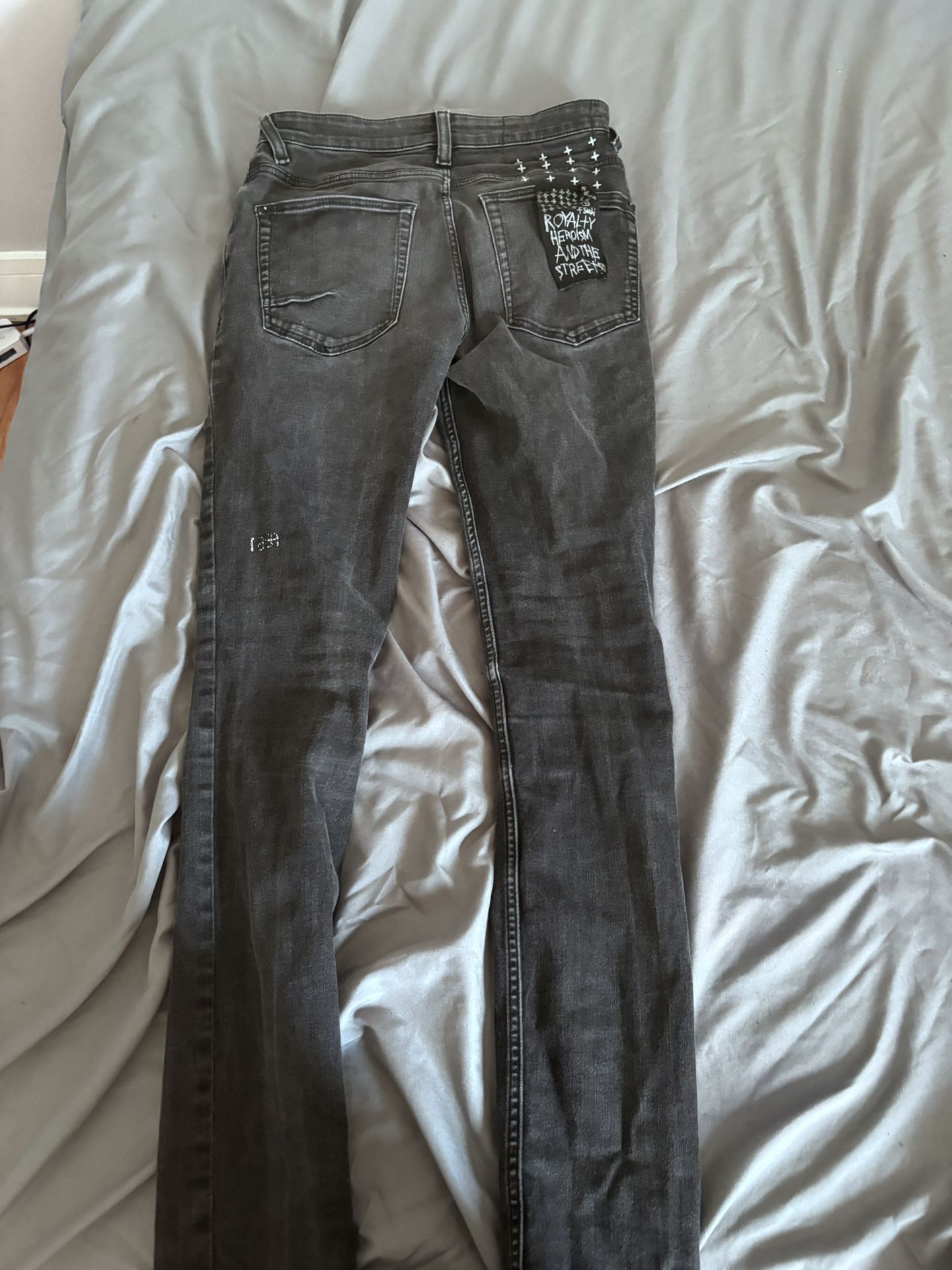 Black Ksubi Jeans Fit Skinny Size 28