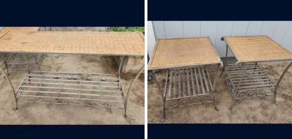 Sofa Table & 2 End Tables ~ Set