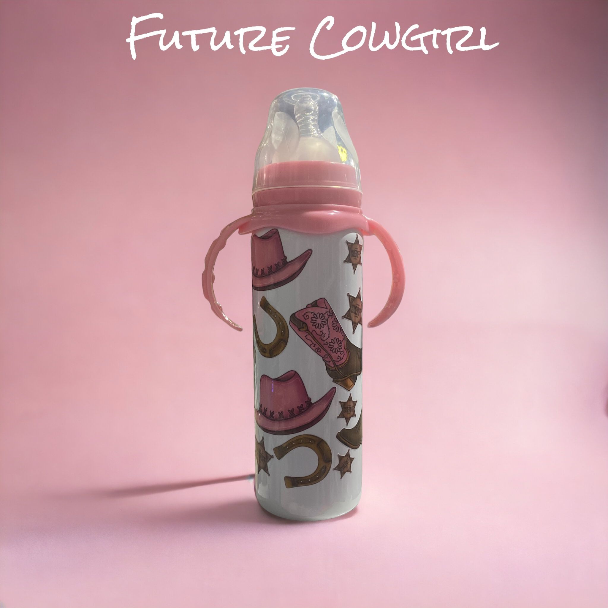 Cowgirl Baby Bottle 8oz