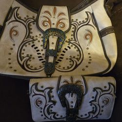 Carry Conceal Purse, Tan N Brown