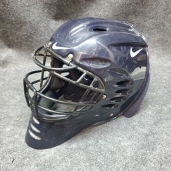 Nike Pro Gold Catcher Mask Adult Large Blue 