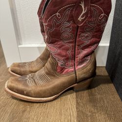 Pink Western Boots 