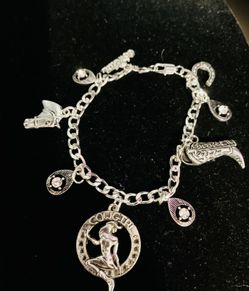 Cowgirl Bling Charm Bracelet