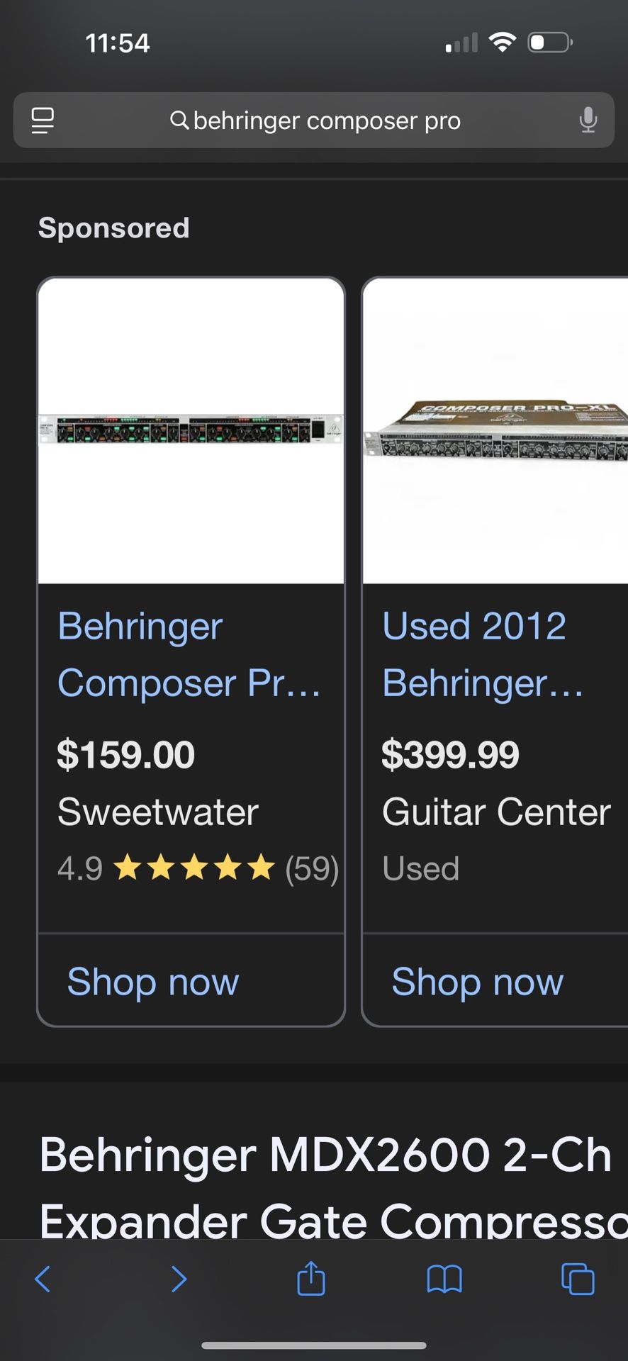 Behringer Composer Compressor