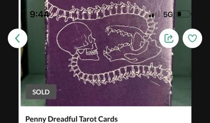 40 Penny Dreadful Tarot Cards For Abigail