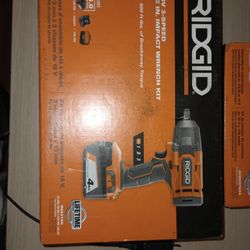 Ridgid 18 V 3 Speed 1/2 In. Impact Wrench Kit 