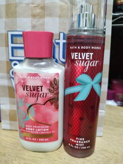 Bath & Body Works Velvet sugar set $16