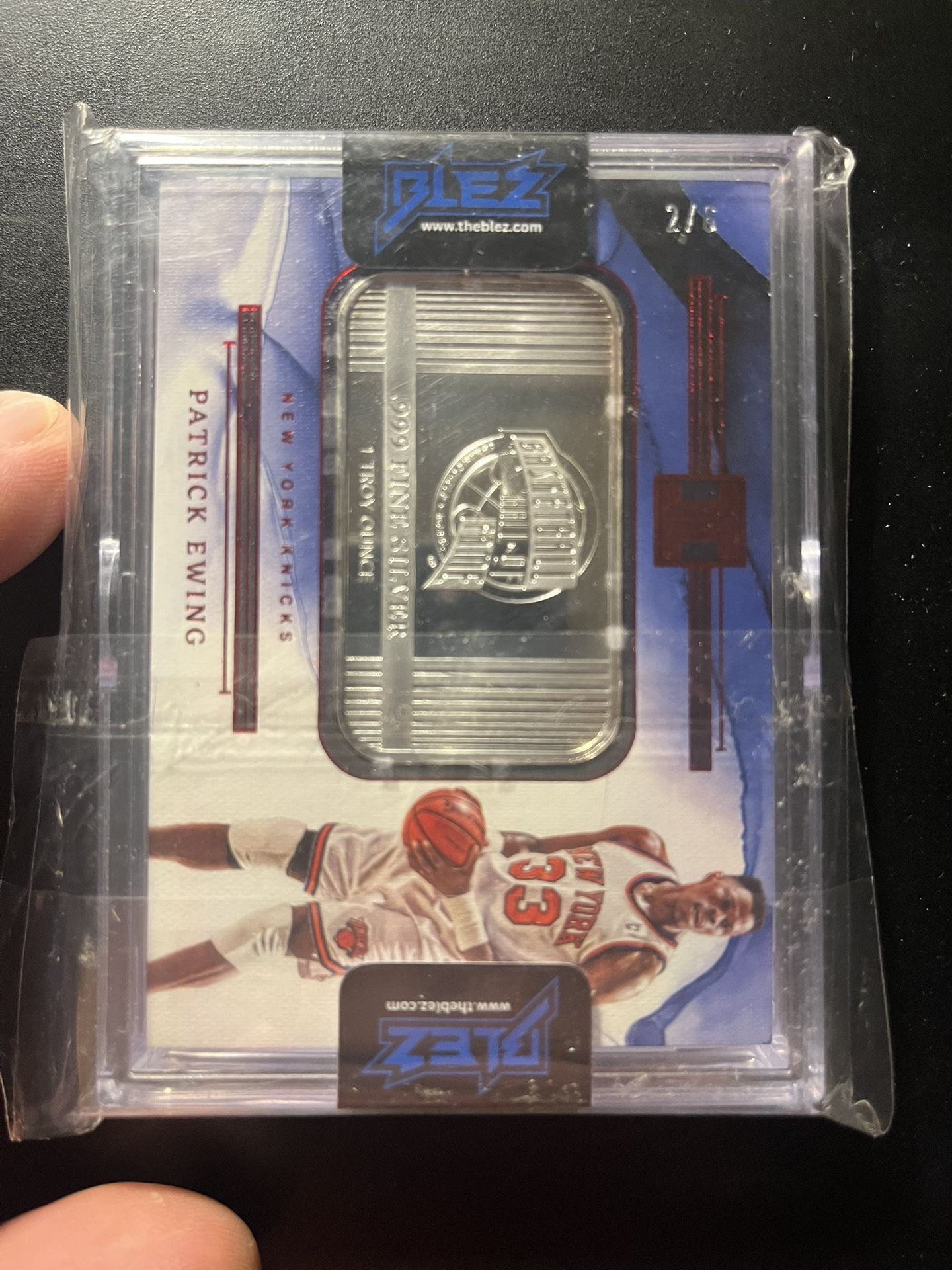 Silver Bar Basketball Card